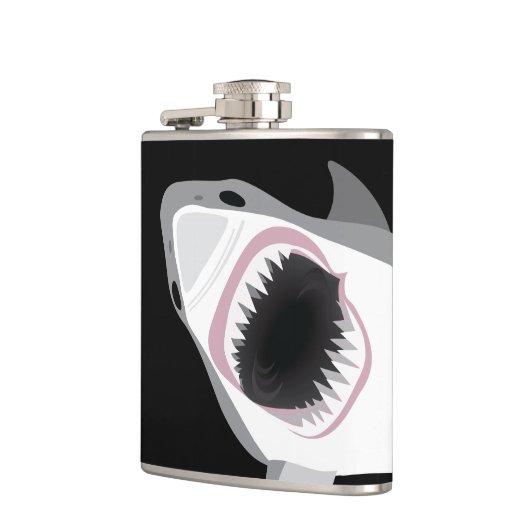 Grappige Haai Aanval Heupfles (Links)