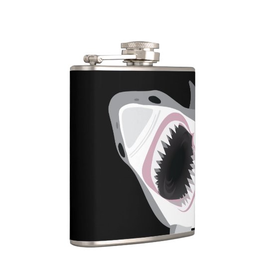 Grappige Haai Aanval Heupfles (Rechts)