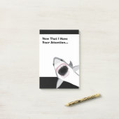 Grappige Haai Aanval Post-it® Notes (Op bureau)