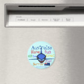 Grappige haai Australië Great Barrier Reef magneet (Insitu (Vaatwasser))