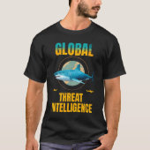 Grappige Haai Cyber Security Expert T-shirt (Voorkant)