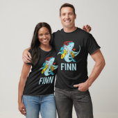Grappige haai - Finn naam T-shirt (Unisex)