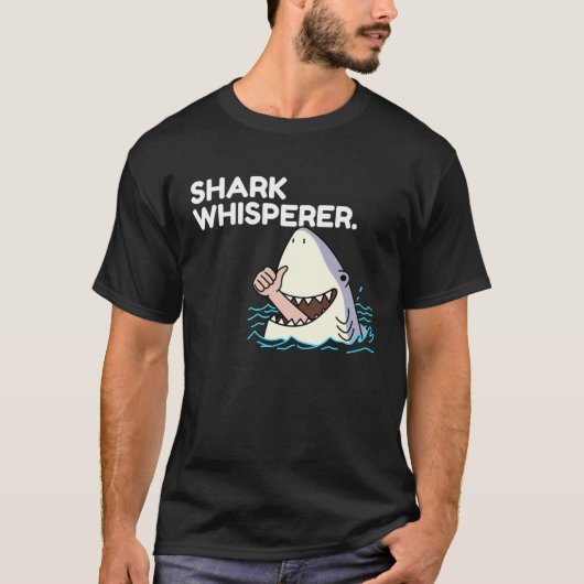 Grappige Haai Fluisteraar T-shirt (Voorkant)