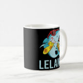 Grappige Haai - Leland Naam Koffiemok (Voorkant rechts)