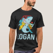 Grappige Haai - Logan Naam T-shirt (Voorkant)