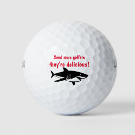 Grappige haai nieuwigheid golfballen