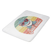 Grappige haai nodigen je uit om te glimlachen badmat (Gekanteld)