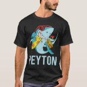 Grappige Haai - Peyton Naam T-shirt (Voorkant)