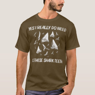 Grappige Haai Tand Voor Mannen Vrouwen Haaien Tand T-shirt