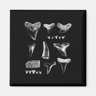 Grappige haai tanden ontwerp voor mannen vrouwen h magneet