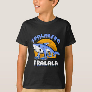 Grappige Haai Tralalero Tralala Trendy Italiaanse T-shirt