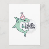 Grappige HAAI Verjaardags Cartoon Kinderen Tiener  Briefkaart (Voorkant)