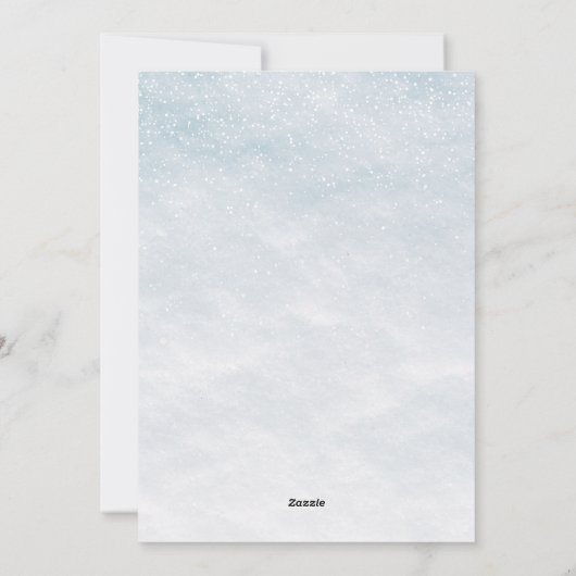 Grappige Haai Vrolijk Kerstboom sneeuw Vakantie fe Feestdagenkaart (Achterkant)