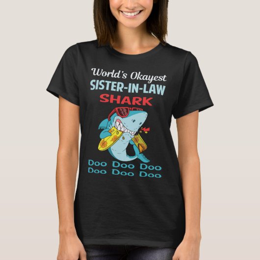 Grappige Haai ZUS-IN-LAW T-shirt (Voorkant)