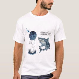 Grappige haaien duiker lunchtijd ? t-shirt