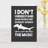 Grappige Haaien Kaarten Humoristisch Humor Oceaan  (Gele Bloem)