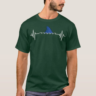 Grappige Haaienliefhebber Haaienhartslag T-shirt