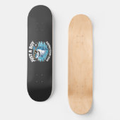 Grappige haaient quote persoonlijk skateboard (Voorkant)