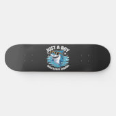 Grappige haaient quote persoonlijk skateboard (Horizontaal)