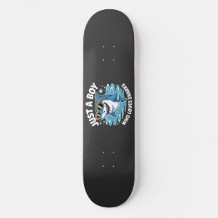 Grappige haaient quote  persoonlijk skateboard