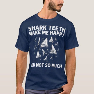 Grappige Haaientand Voor Mannen Vrouwen Haai Tande T-shirt