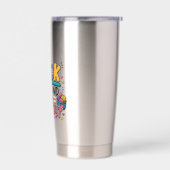 Grappige Haak Rond en Ontdek Geïsoleerde Drinkbeker (Links)