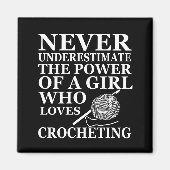 grappige haakcitaten magneet (Voorkant)