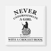 grappige haakcitaten magneet (Voorkant)