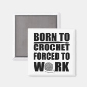 grappige haakcitaten magneet (Voorkant / Achterkant)