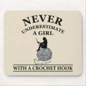 grappige haakcitaten muismat (Voorkant)