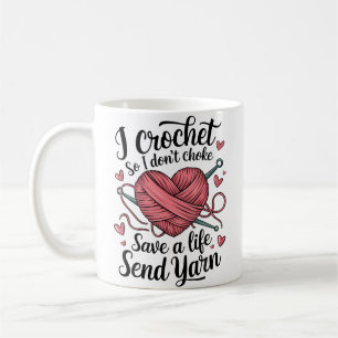 Grappige Haakgaren Ambachtelijke Humor Breien T-sh Koffiemok