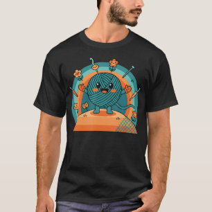 Grappige Haakgarenliefhebbers Haaknaald T-shirt