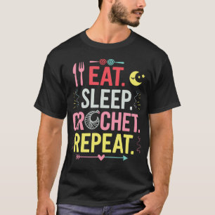 Grappige Haakliefhebber Breien Garens Haakontwerp T-shirt