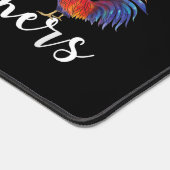 Grappige haan citaat niet ruffle mijn veren bureaumat (Hoek)