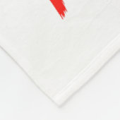 Grappige Haan F-caw-f Valentijnsdag Kip Fcawf Fleece Deken (Hoek)