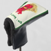 Grappige Haan Golf Hoofddeksel - Aanpasbaar Golfheadcover (3/4 voorkant)