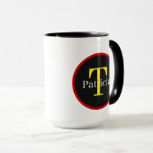 Grappige haan koffie woord kunst mok (Voorkant rechts)