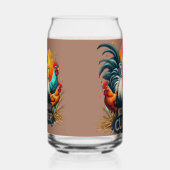 Grappige Haan "Niet Vandaag Clucker" Boerderij Lif Blikvorm Glas (Links)