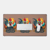 Grappige Haan "Niet Vandaag Clucker" Boerderij Lif Bureaumat (Keyboard & Muis)