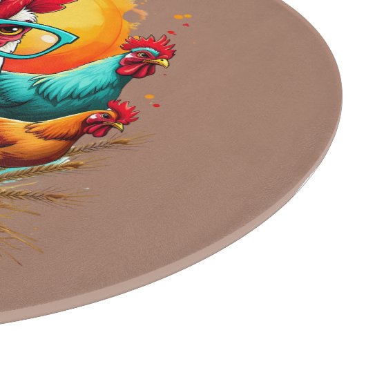 Grappige Haan "Niet Vandaag Clucker" Boerderij Lif Snijplank (Hoek)