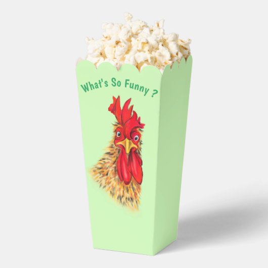 Grappige Haan Popcorn Boxes Bedankdoosjes (Popped)