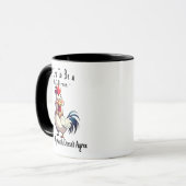 Grappige Haan Sarcasme Puns Koffiemok - Slechte Mo Mok (Voorkant links)