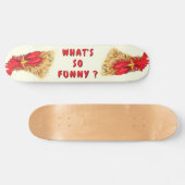 Grappige Haan Skateboard Aangepaste Tekst (Horizontaal)