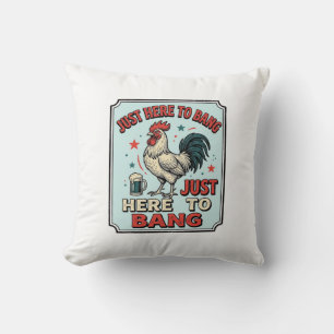 Grappige Haan Vintage Gravure Shirt Ontwerp (2)_1 Kussen