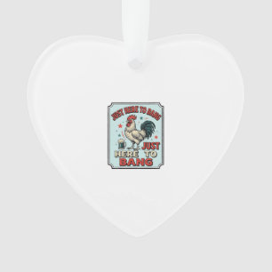 Grappige Haan Vintage Gravure Shirt Ontwerp (2)_1 Ornament