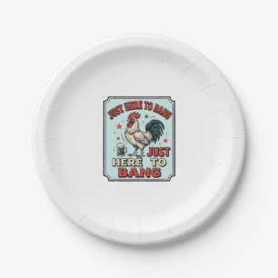Grappige Haan Vintage Gravure Shirt Ontwerp (2)_1 Papieren Bordje