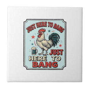 Grappige Haan Vintage Gravure Shirt Ontwerp (2)_1 Tegeltje