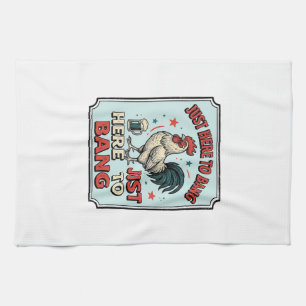 Grappige Haan Vintage Gravure Shirt Ontwerp (2)_1 Theedoek