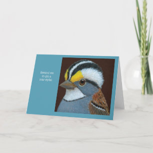 grappige haarkaart bedankkaart