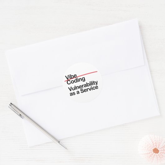 grappige hacker cybertechnologie ronde sticker (Envelop)
